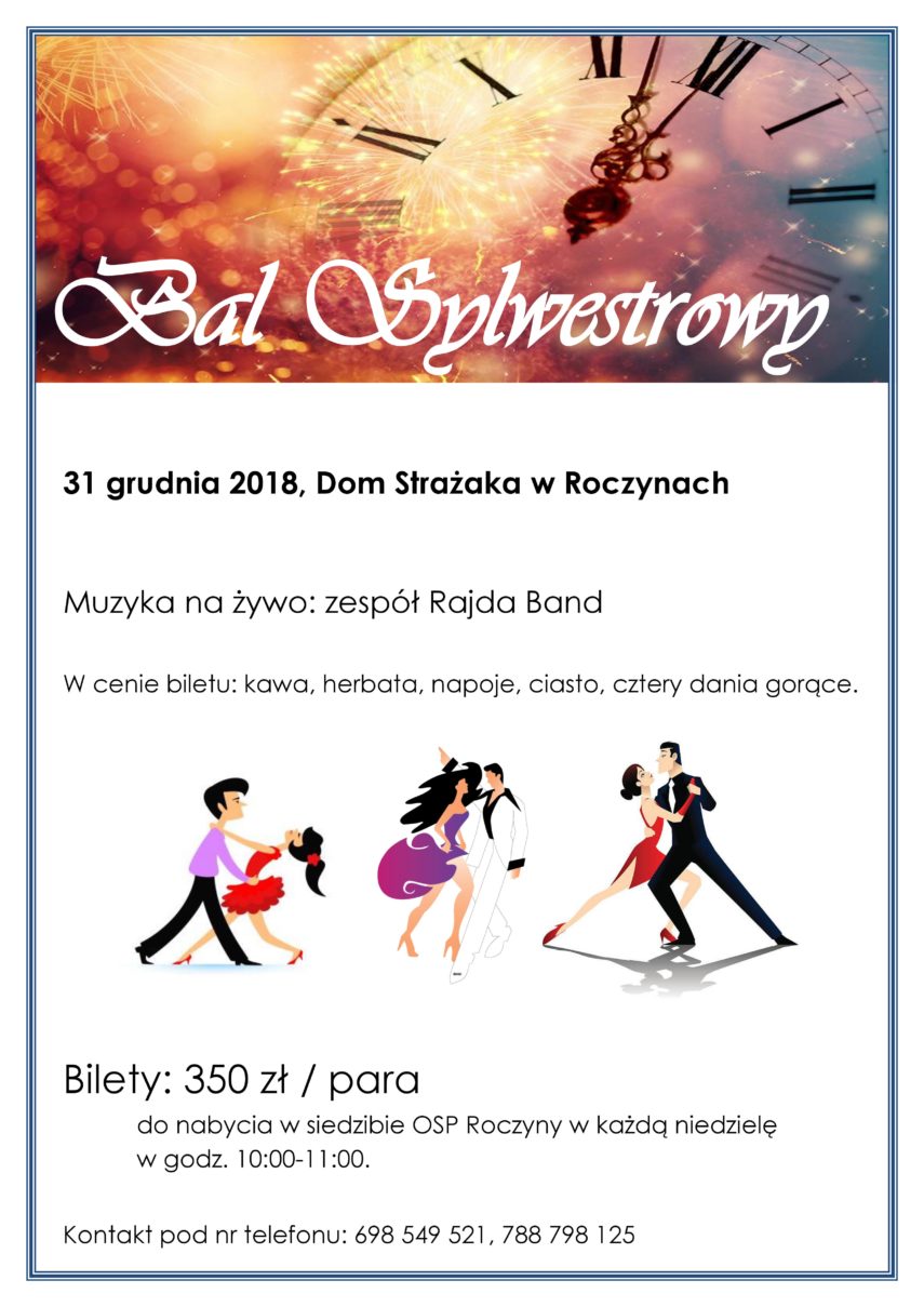Bal Sylwestrowy- Informacja ... Bal Sylwestrowy- Informacja ...