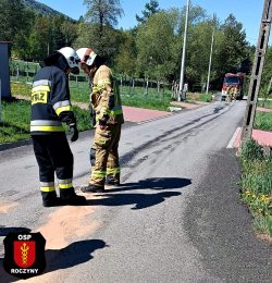 Plama oleju na jezdni …