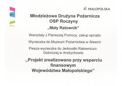 ,,Mały ratownik” – projekt z misją …