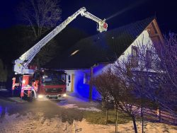 Pożar sadzy w kominie